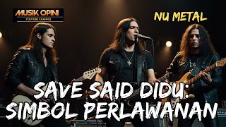 SAVE SAID DIDU SIMBOL PERLAWANAN Official Music Video NU METAL Single Hits MUSIK OPINI [upl. by Nessy]