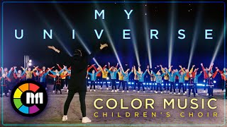 Coldplay X BTS  My Universe  Cover by COLOR MUSIC Childrens Choir Official Video [upl. by Naujik]