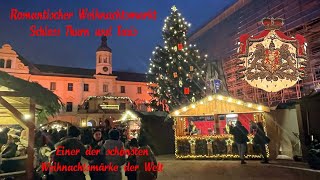 Romantischer Weihnachtsmarkt Thurn und Taxis  einer der schönsten Weihnachtsmärkte der Welt [upl. by Hanser]