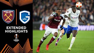 West Ham United vs Genk Extended Highlights  UEL Group Stage MD3  CBS Sports Golazo [upl. by Utimer875]