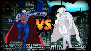 Cyborg Superman vs The Vision MUGEN BATTLE [upl. by Hanavas232]