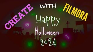 Create Scary HALLOWEEN VIDEOS with Effects Stickers amp Filters in FILMORA App [upl. by Berlin]