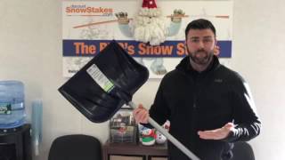 The Excavator Snow Shovel Discount Snow Stakes httpsdiscountsnowstakescom [upl. by Anitak]