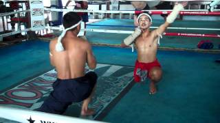 Traditional Muay Thai dance ritual done before a fight [upl. by Akerdna]