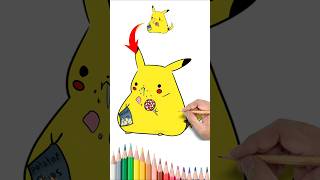 How To Draw Pikachu p3 Drawing and coloring drawingpikachu cutedrawingpikachu [upl. by Tabor553]