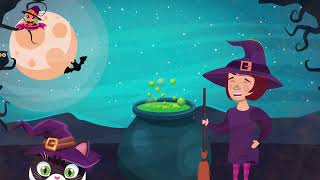 BRUXINHA NA FLORESTA  Video Infantil Musical Oficial  Halloween [upl. by Yuht]