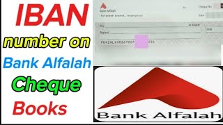 IBAN Number On Bank Alfalah Cheque Book [upl. by Valente316]