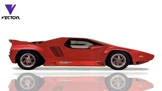 ֍֍ ᴴᴰ ✭✭✭✭✭✰␟1989 Vector W8  hypercars [upl. by Brenna644]