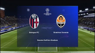 Bologna vs Shakhtar Donetsk  UEFA Champions League 2425  PES 2021  PC Gameplay  4K [upl. by Suolekcin932]