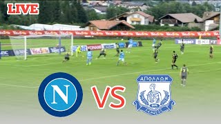 🔴LIVE  NAPOLI VS APOLLON LIMASSOL • Club Friendlies 2023 [upl. by Ephram]