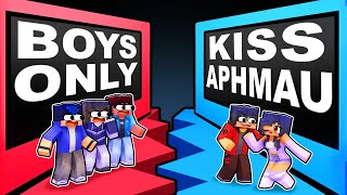 BOYS ONLY or KISS APHMAU in Minecraft [upl. by Keiryt]