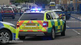 Tewkesbury School stabbing incident Large police response on scene [upl. by Anaile]