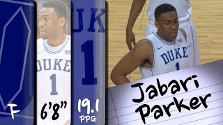 Official Highlights  Duke Forward Jabari Parker 2 Pick in the 2014 NBA Draft Milwaukee Bucks [upl. by Robb]