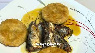 Fried Dumplings With Seasoned Sardine [upl. by Valentino]