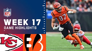 Chiefs vs Bengals Week 17 Highlights  NFL 2021 [upl. by Tierell]