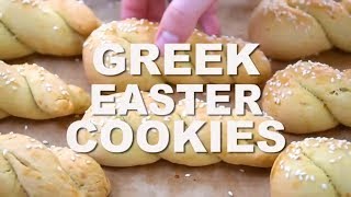 Greek Easter Cookies Recipe [upl. by Pavlov209]