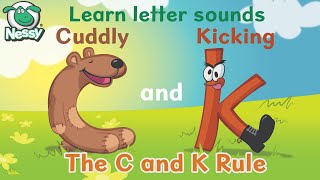 Nessy Spelling Strategy  Cuddly C and Kicking K  Learn to Spell [upl. by Ruperta]