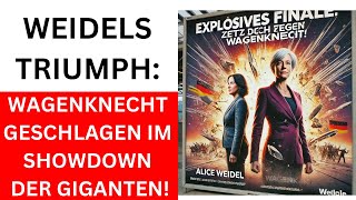 Explosives Finale Weidel setzt sich gegen Wagenknecht durch [upl. by Geiger285]