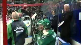 KHL Alexander Radulov smokes coach with his hockey stick [upl. by Oak546]