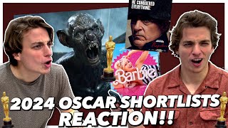 2024 Oscar Shortlists Reaction [upl. by Zerep]