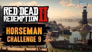 Red Dead Redemption 2 Horseman Challenge 9 Guide  Ride From Van Horn to Blackwater in 17 Minutes [upl. by Heiner431]