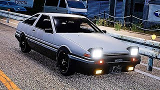 頭文字D THE ARCADE  AE86  Theory of Streets [upl. by Ahiel873]