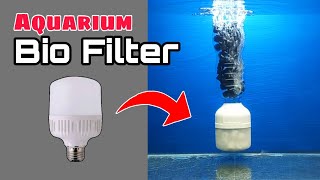 Aerator biofoam filter with kaldness K1 DIY  Aquarium bio filter DIY  part 14 [upl. by Doxia581]