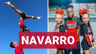 Navarro Cheer Team Skill Videos│quotCHEERquot Season 2 on Netflix [upl. by Odnala]