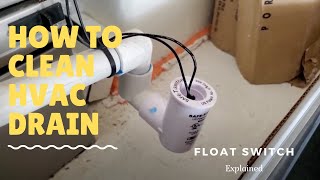 HVAC DIY Maintenance  Float Switch Explained [upl. by Weinert911]