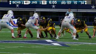 UIL State Football Championships 1A SixMan D1 Final  Borden County Touchdown Montage [upl. by Eemla4]