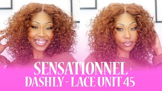 Sensationnel Dashly HD Lace Front Wig  UNIT 45  PrePlucked EBONYLINECOM [upl. by Alul]