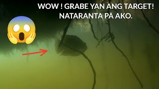 GRABE IBA TALAGA KAPAG MASUKAL ANG SPOT SPEARFISHING PAGPAPANA SA ILOG [upl. by Merline]