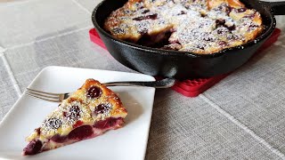 Easy Cherry Dessert Recipe  Prepare it in 5 Minutes  Delicious Cherry Clafoutis [upl. by Euqinaj132]