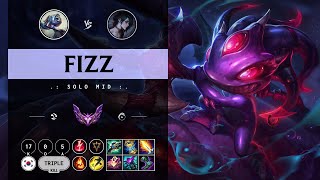 Fizz Mid vs Hwei  KR Master Patch 1410 [upl. by Alleciram]