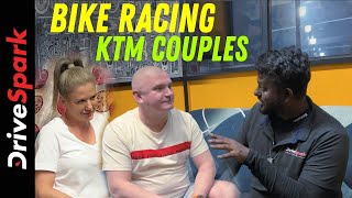 KTM Couple Bike Racers Andrew amp Family Interview  Pearlvin Ashby [upl. by Otreblasiul]