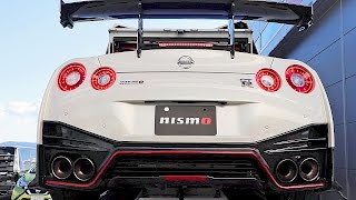 Nissan GTR NISMO NAttack Package  Test Drive on Racetrack [upl. by Hagan]