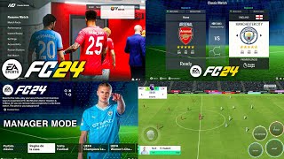 FIFA 16 MOBILE MOD EA SPORTS FC 24 ALL TOURNAMENTS MODE ANDROID OFFLINE NEW KITS amp LATEST TRANSFERS [upl. by Aeynod142]