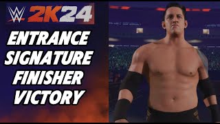 Wade Barrett  WWE 2k24 Showcase Entrance Signature Finisher Victory 4k60FPS [upl. by Nikita712]