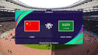 China vs Saudi Arabia 10092024 World Championship Qual AFC PES 2021 [upl. by Anot]