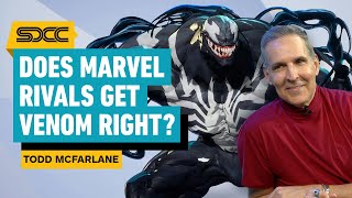 Does Marvel Rivals’ Venom Get Creator Todd McFarlane’s Approval  Comic Con 2024 [upl. by Agee172]