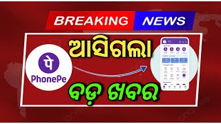 ଆସିଗଲା ବଡ଼ ଖବରphonepe New updateallodiaeducation [upl. by Airlee926]