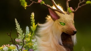 DIY Spring Guardian Fox Art Doll Tutorial [upl. by Uyr]