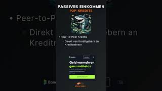 Passives Einkommen 💸 – Verdiene mit P2PKrediten Geld [upl. by Funda]