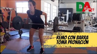 Remo con barra toma pronación [upl. by Crowell930]