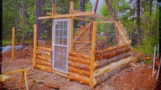 WOW 🤩 Off Grid Family Building a Simple AMAZING DIY Greenhouse [upl. by Ola831]