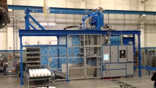 PROMASS fully automated huge EPS Shape Moulding Machine [upl. by Atinrev]