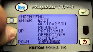 Kustom Signals Raptor RP1 Demonstration [upl. by Favianus763]