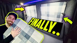 Fiat Doblo Micro Camper  EASY Window Covers YOU Can Make VANLIFE UK [upl. by Mahgirb733]