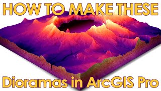 How to Make a 3D Diorama in ArcGIS Pro [upl. by Synn]