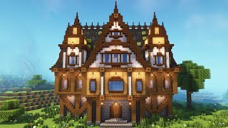 Minecraft  How to build a Big Medieval Library  Interior  Minecraft Tutorial [upl. by Oreves]